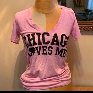 PINK Chicago Loves Me T-Shirt